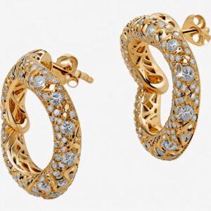 Boucheron Serpent Bohème Earrings in Yellow Gold